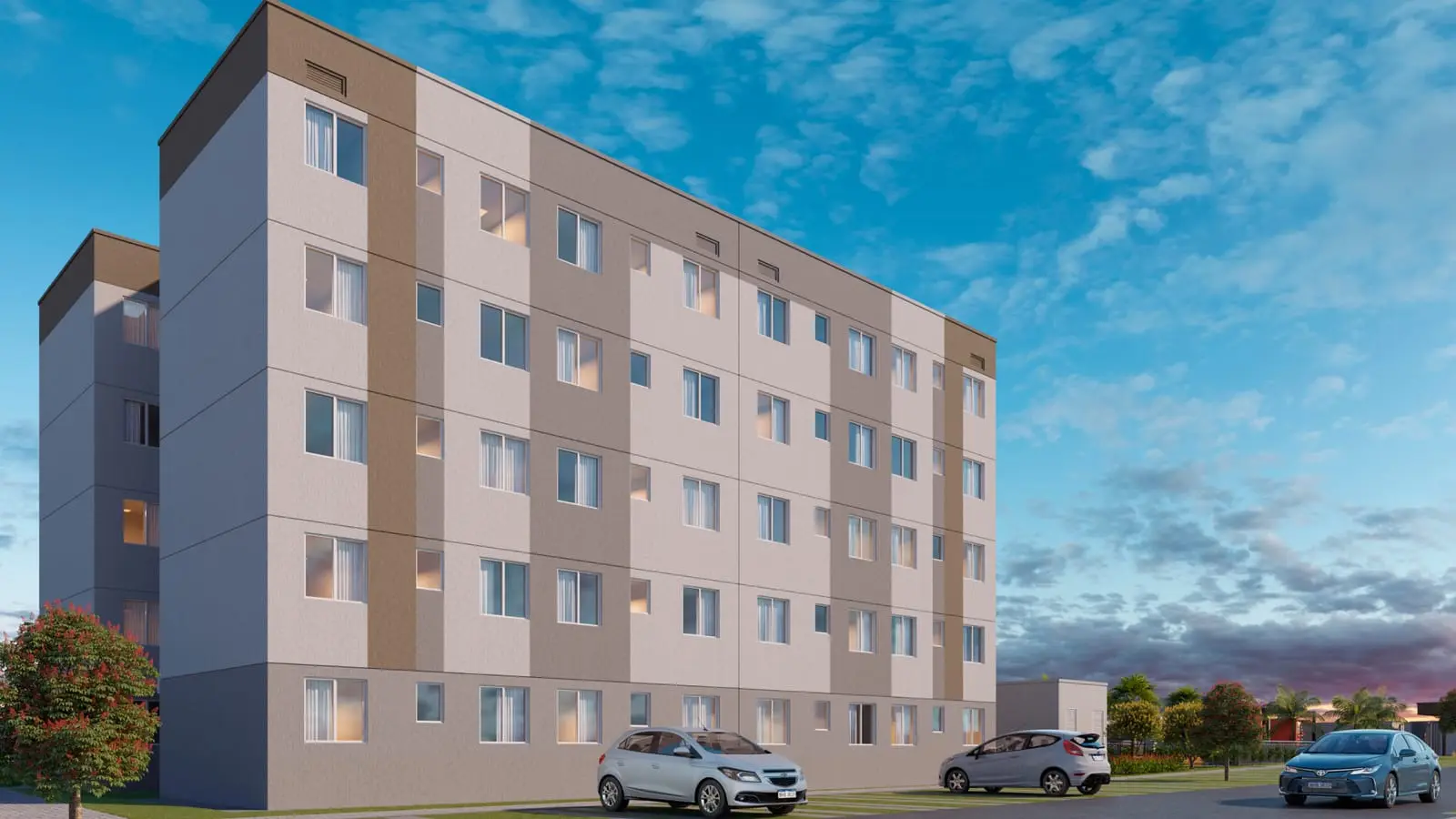 Conquista Sabiá: apartamentos de 1 e 2 quartos na Jurema, Caucaia – foto 1
