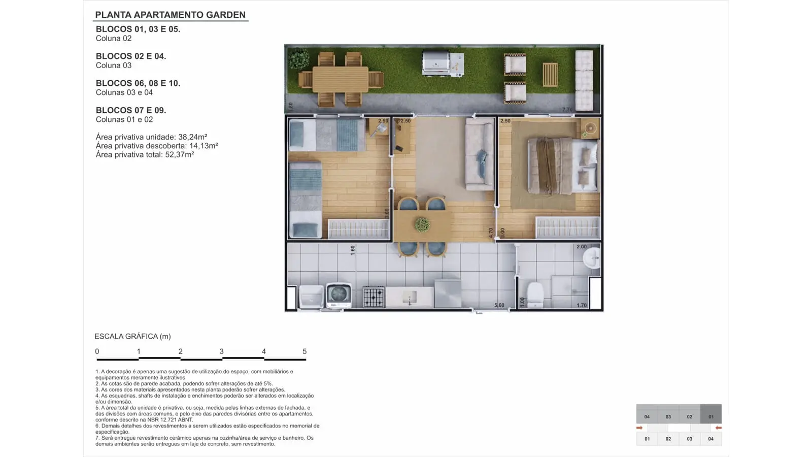 Viva Vida Jandaia: apartamentos de 2 quartos no Siqueira – foto 5