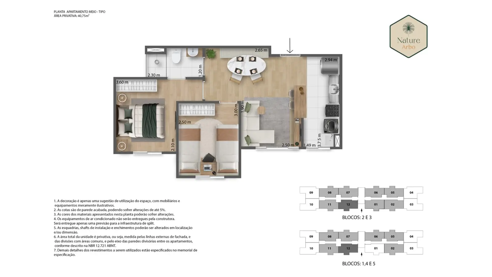 Nature Arbo: apartamentos de 2 quartos no Castelão – foto 5