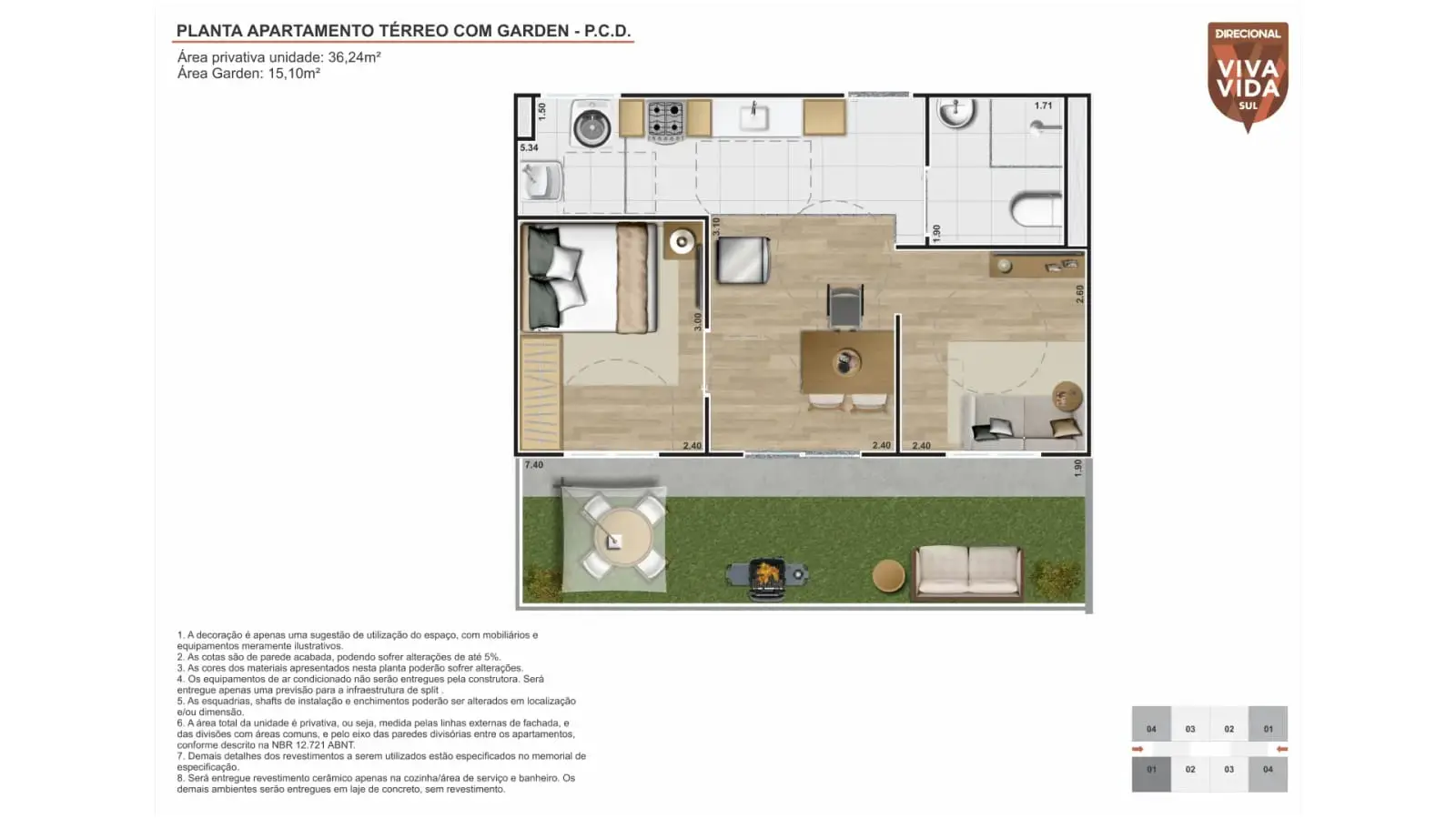 Viva Vida Sul: apartamentos de 2 quartos no Sapiranga – foto 5
