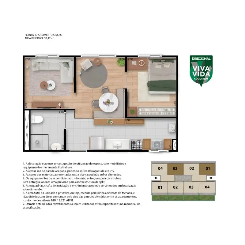 Viva Vida Coqueiros: apartamentos de 2 quartos no Messejana – foto 6