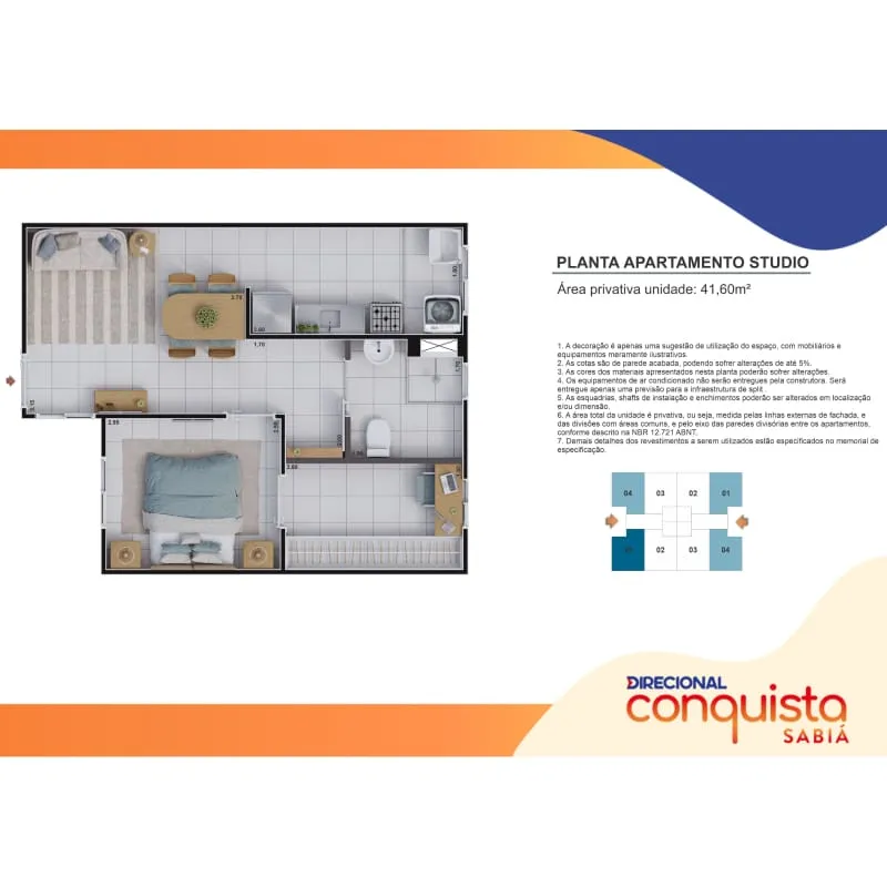 Conquista Sabiá: apartamentos de 1 e 2 quartos na Jurema, Caucaia – foto 6