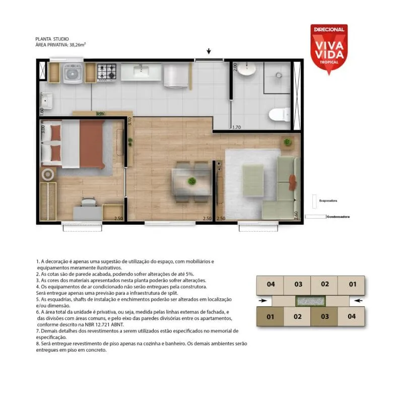 Viva Vida Tropical: apartamentos de 2 quartos no Araturi, Caucaia – foto 6