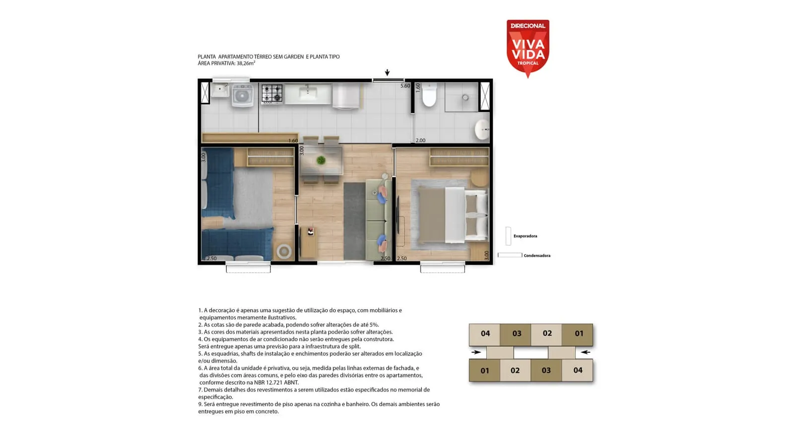 Viva Vida Tropical: apartamentos de 2 quartos no Araturi, Caucaia – foto 7