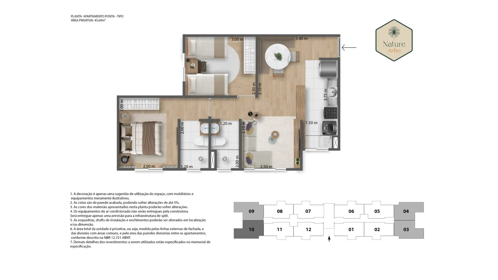 Nature Arbo: apartamentos de 2 quartos no Castelão – foto 7