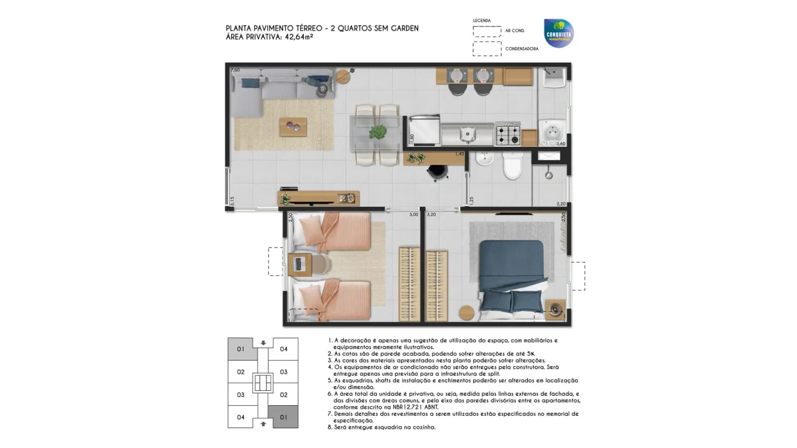 Conquista Maraponga: apartamentos de 2 quartos no Maraponga – foto 7