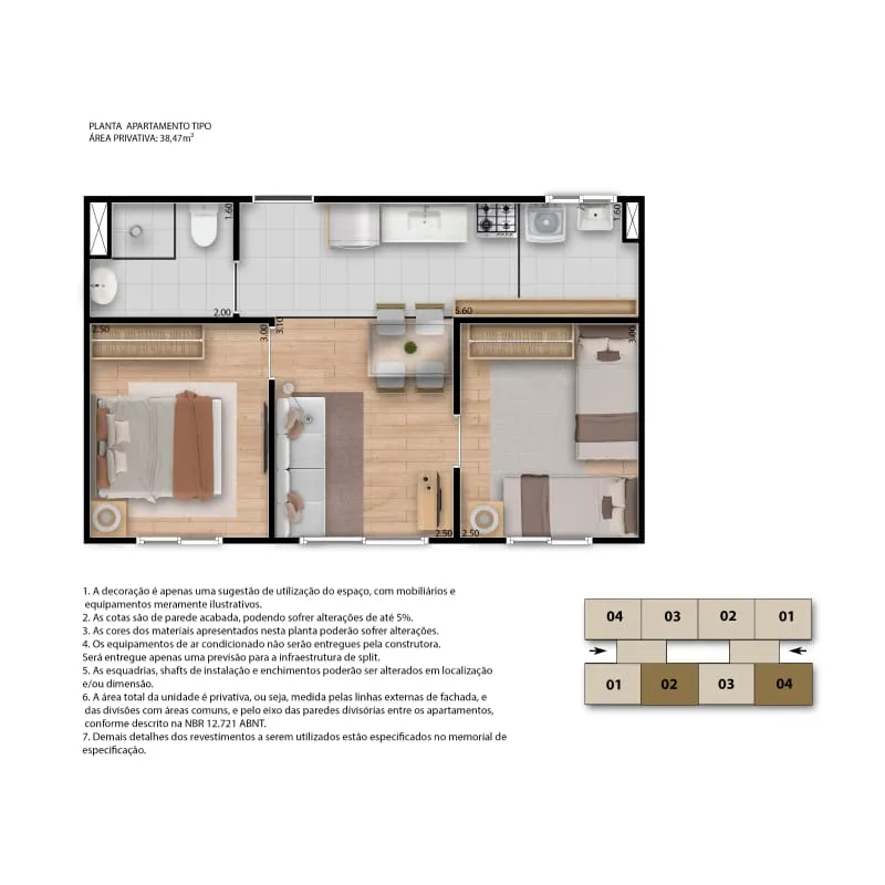 Viva Vida Coqueiros: apartamentos de 2 quartos no Messejana – foto 8
